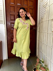 Cherry Blossom A- line Dress