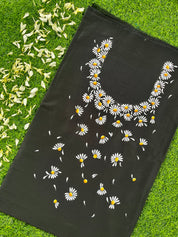 Small-Daisy Kurti Material