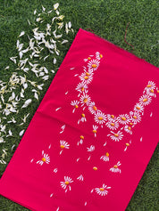 Small-Daisy Kurti Material