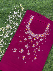 Small-Daisy Kurti Material