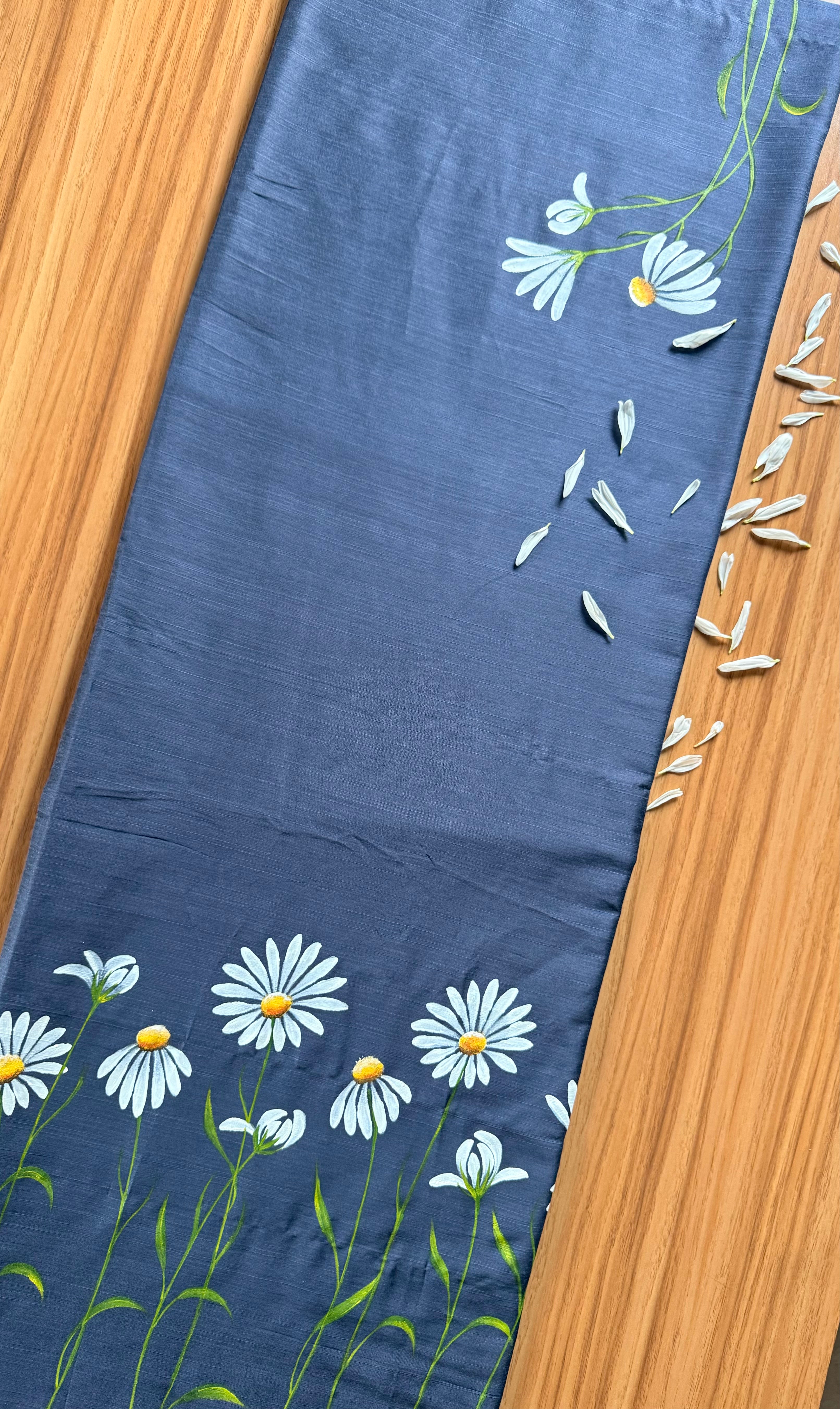 Big-Daisy Kurti Material