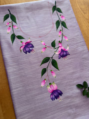 Fuchsia Kurti Material