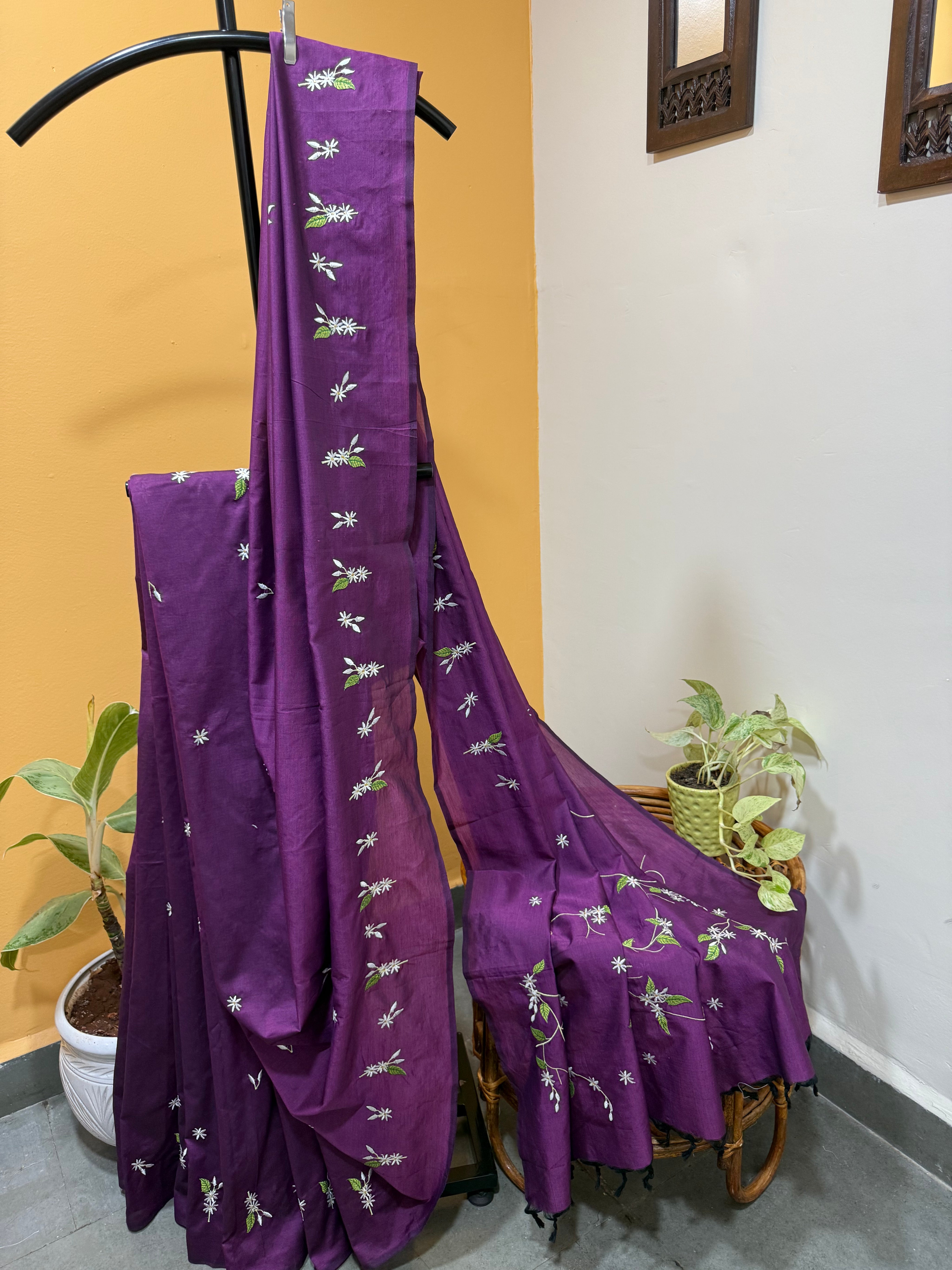 Jui Saree - Magenta