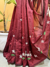 Tagar Sarees - Maroon