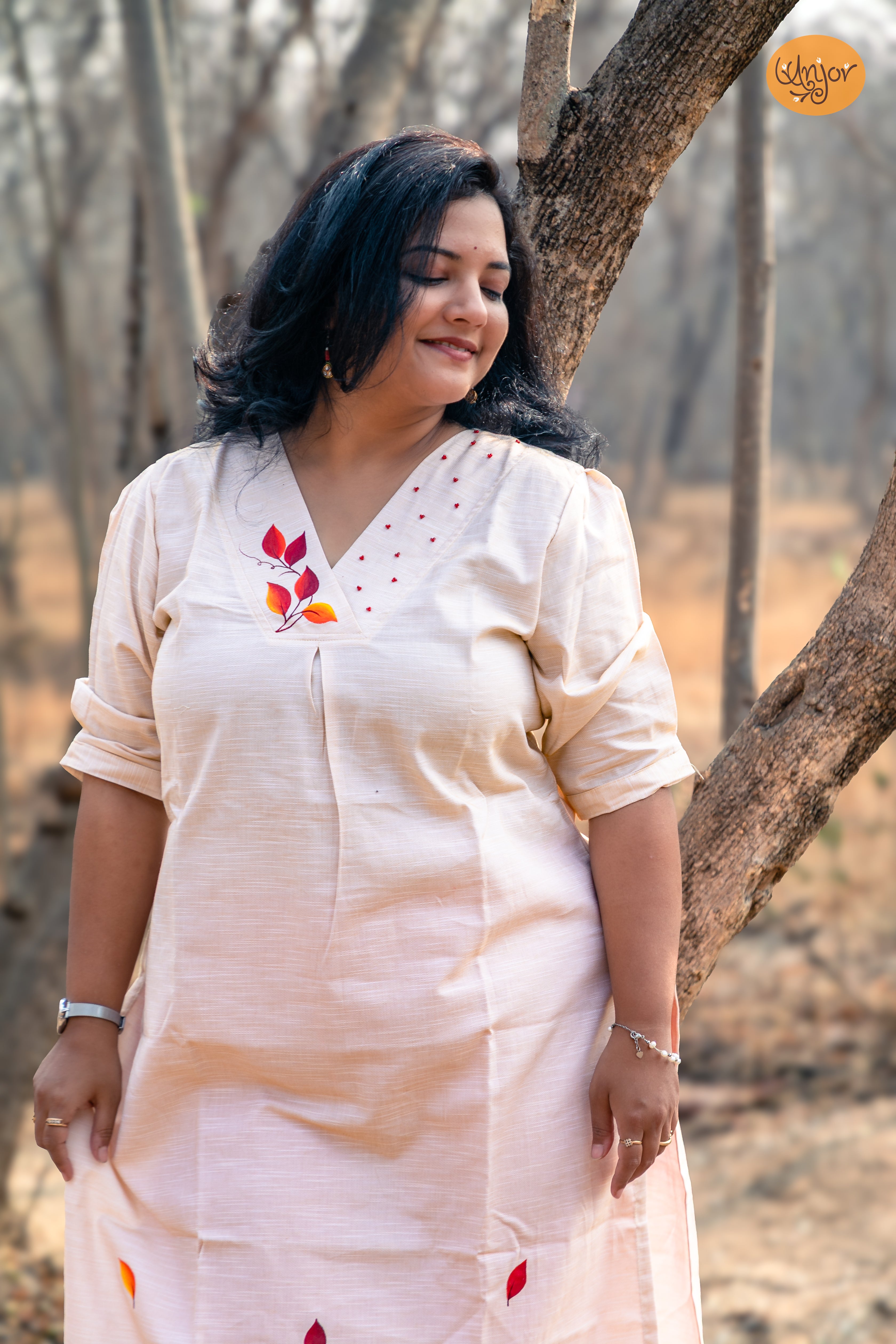 Rangaparna Hand-Painted Kurti
