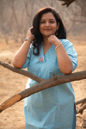 Rukmini Hand-Painted Kurti