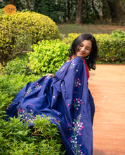 Madhumalati Saree - Royal Blue