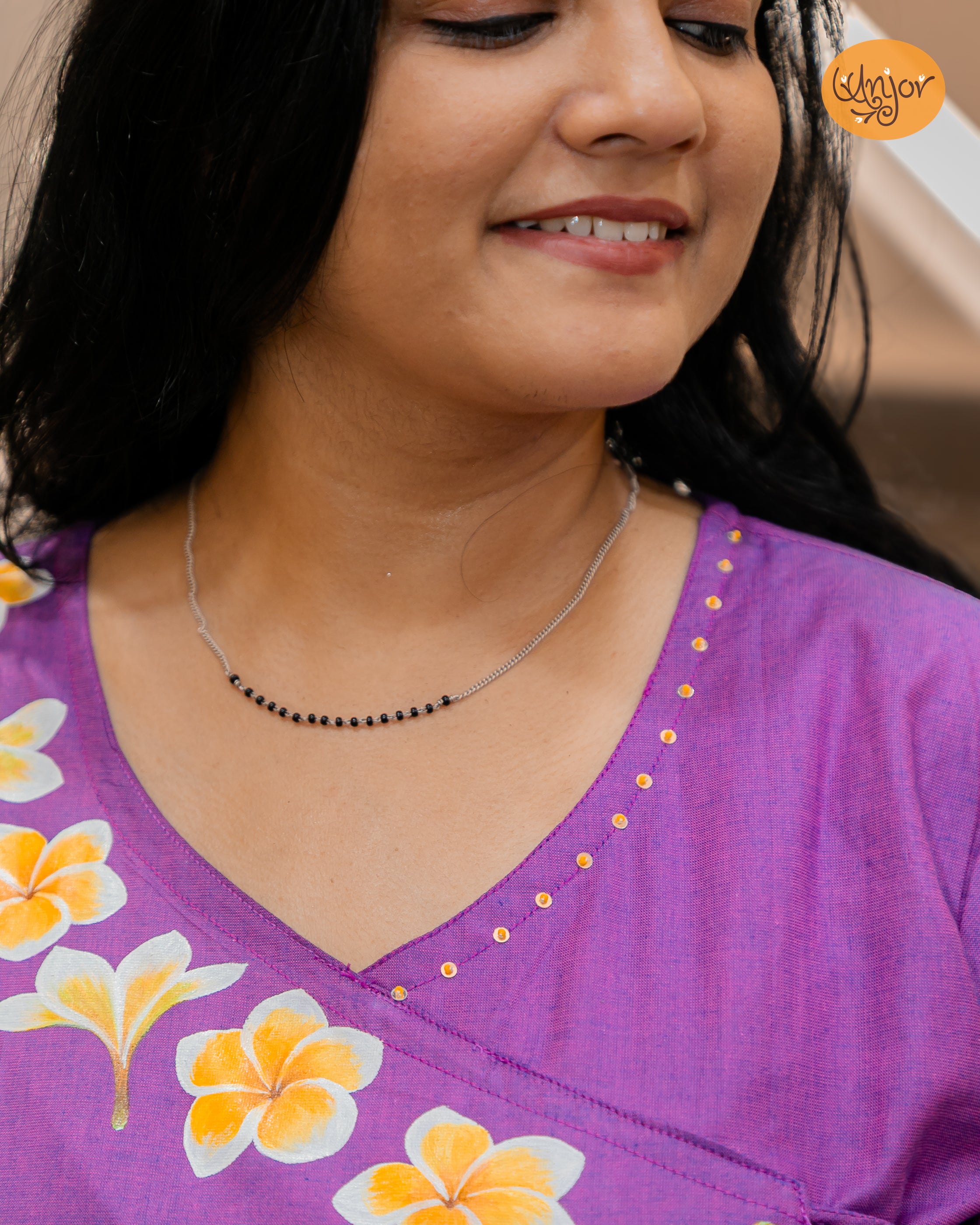 Pandhra Chafa Barabandi Style Kurti