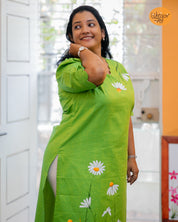 Daisy Hand Painted Kurti