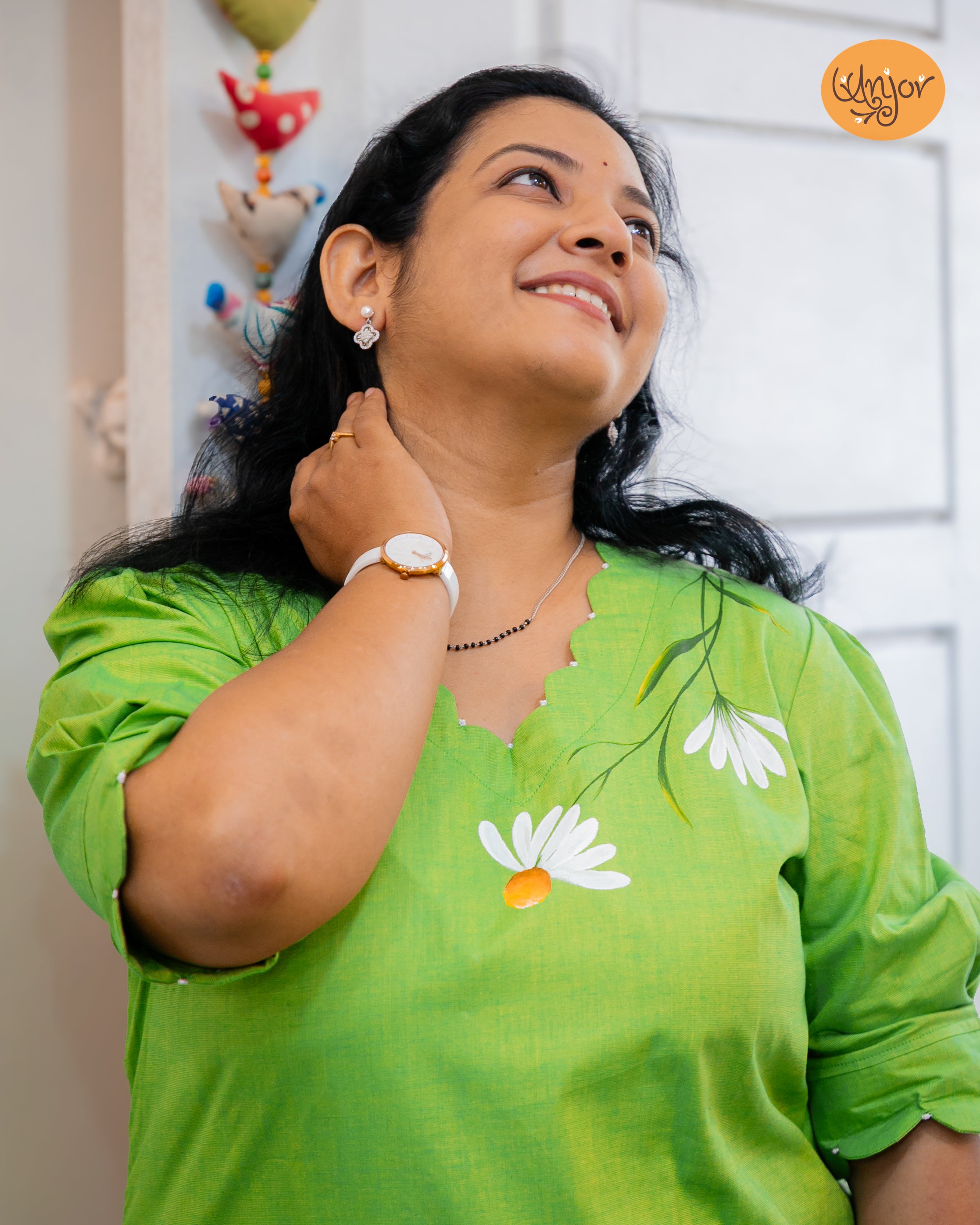 Daisy Hand Painted Kurti