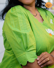Daisy Hand Painted Kurti
