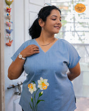 Daffodils Short Top