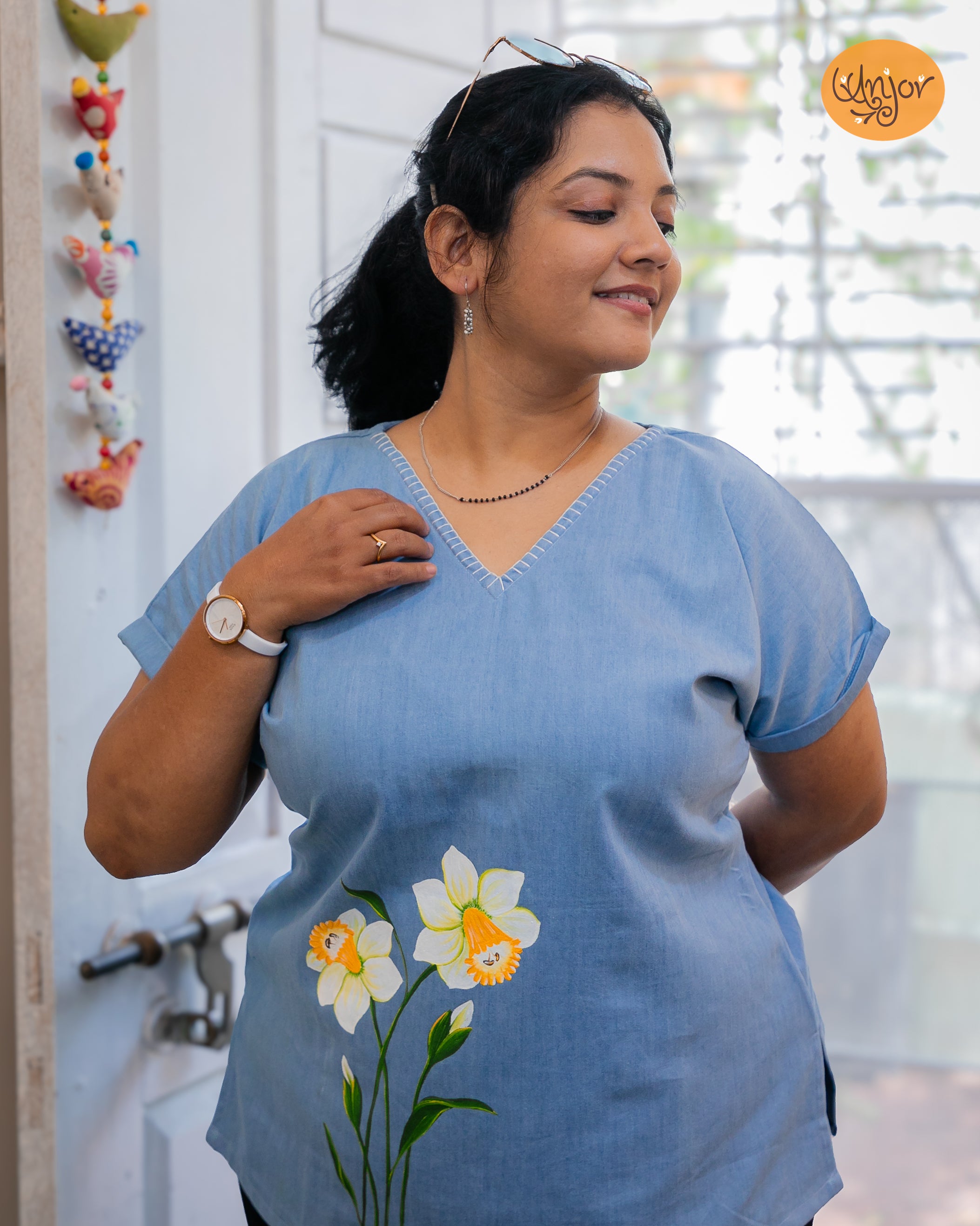 Daffodils Short Top