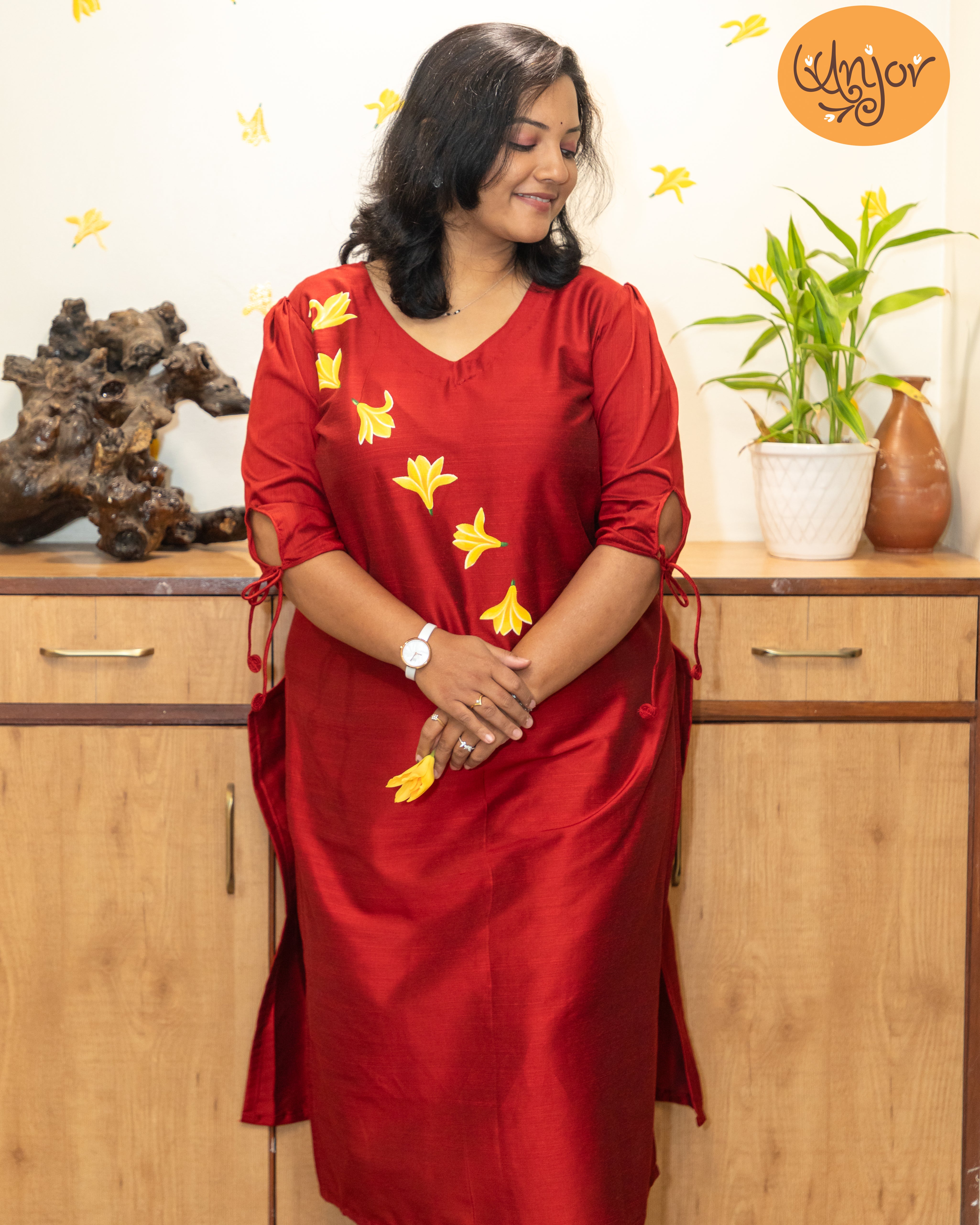 Short Design Sonchafa Kurti Material