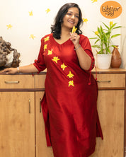 Short Design Sonchafa Kurti Material