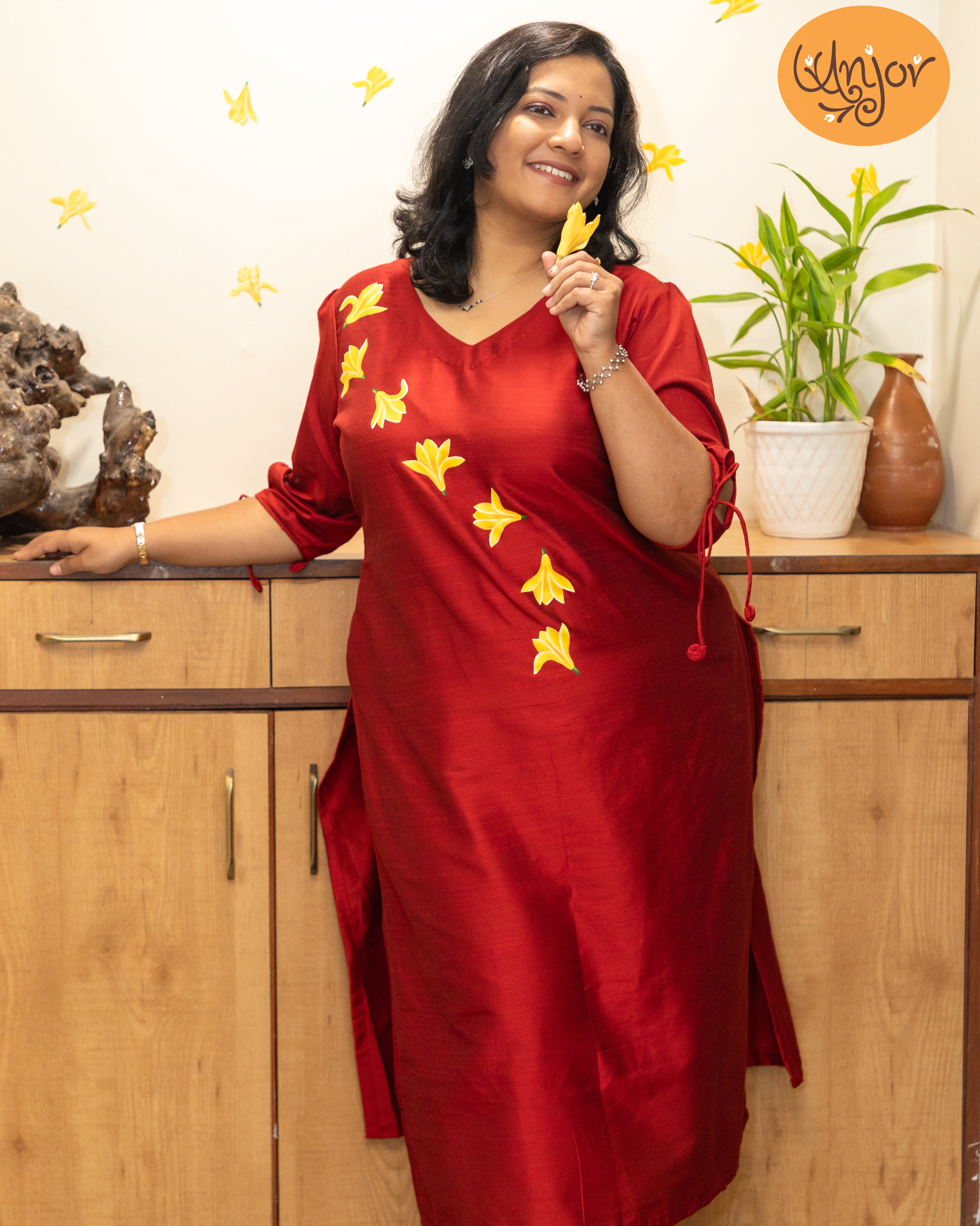 Short Design Sonchafa Kurti Material