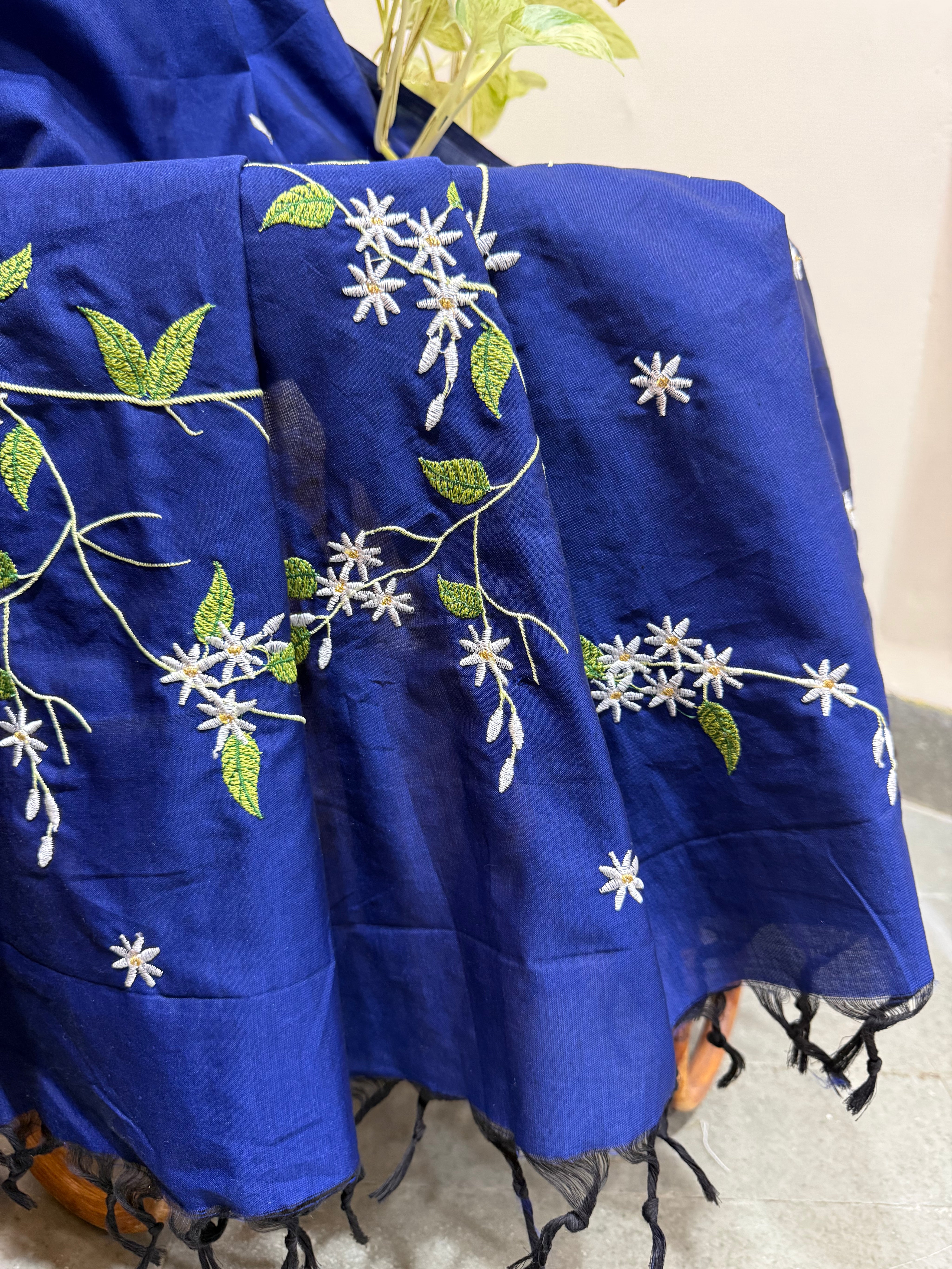 Jui Saree - Navy Blue