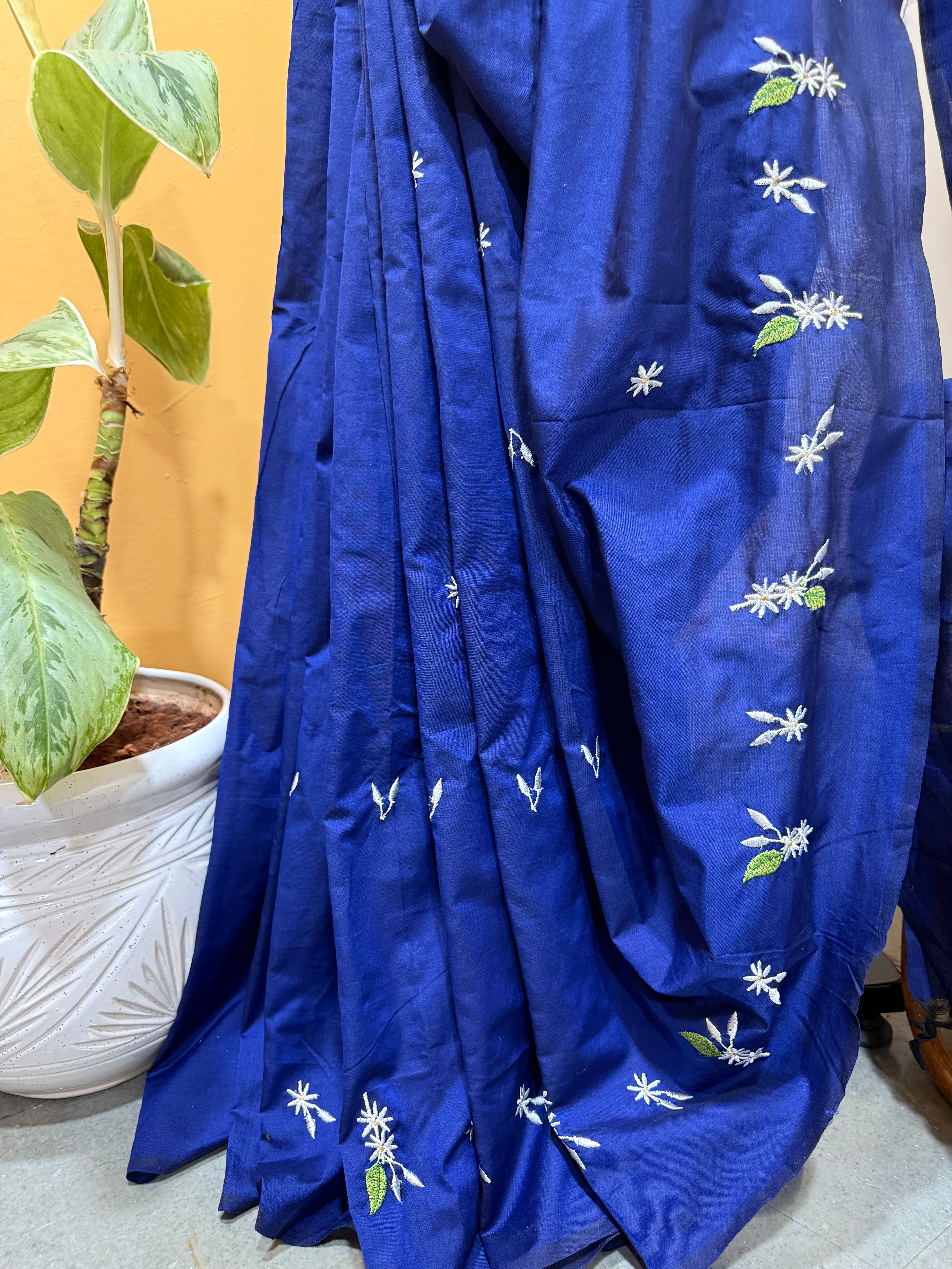 Jui Saree - Navy Blue
