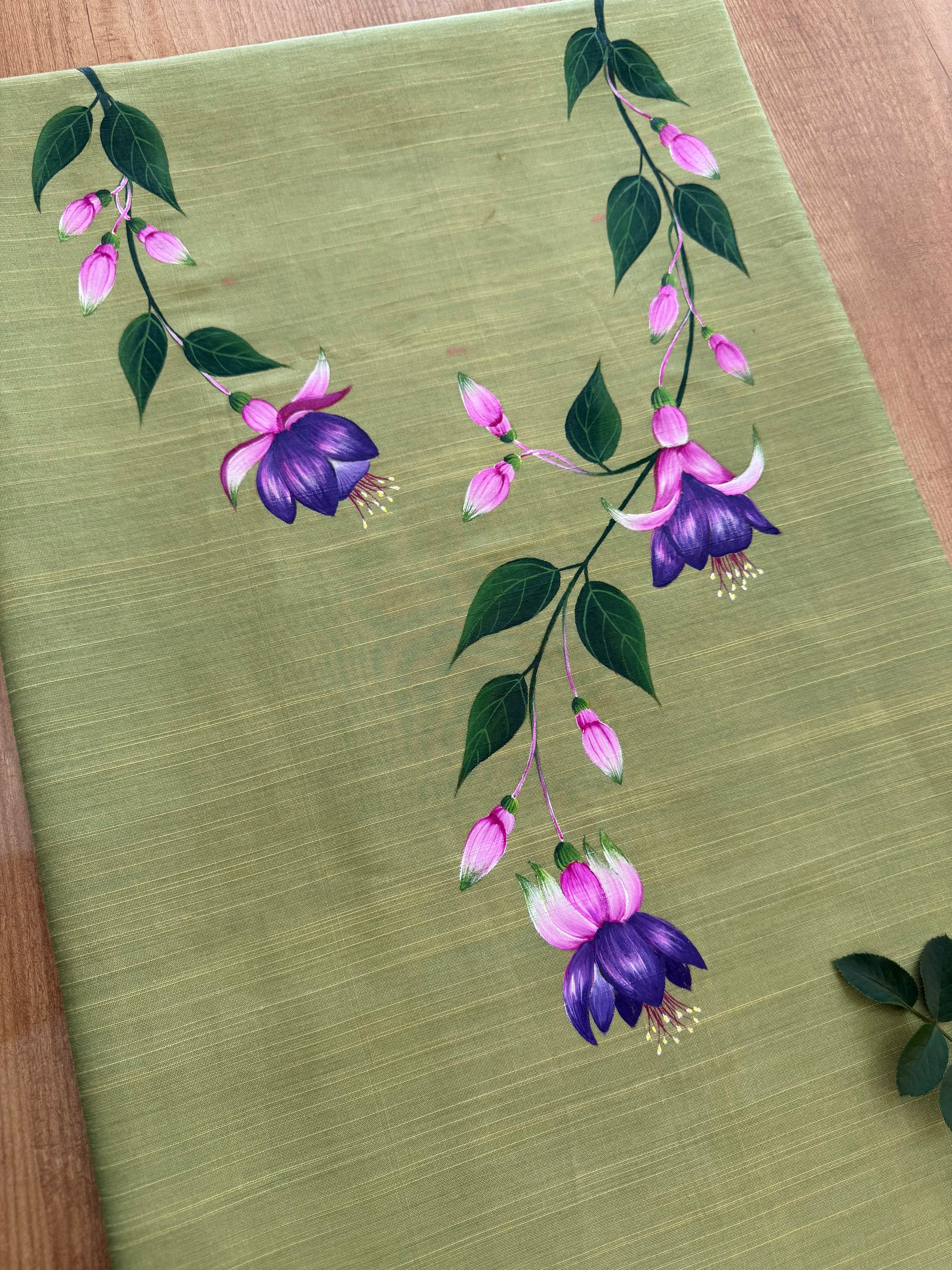 Fuchsia Kurti Material