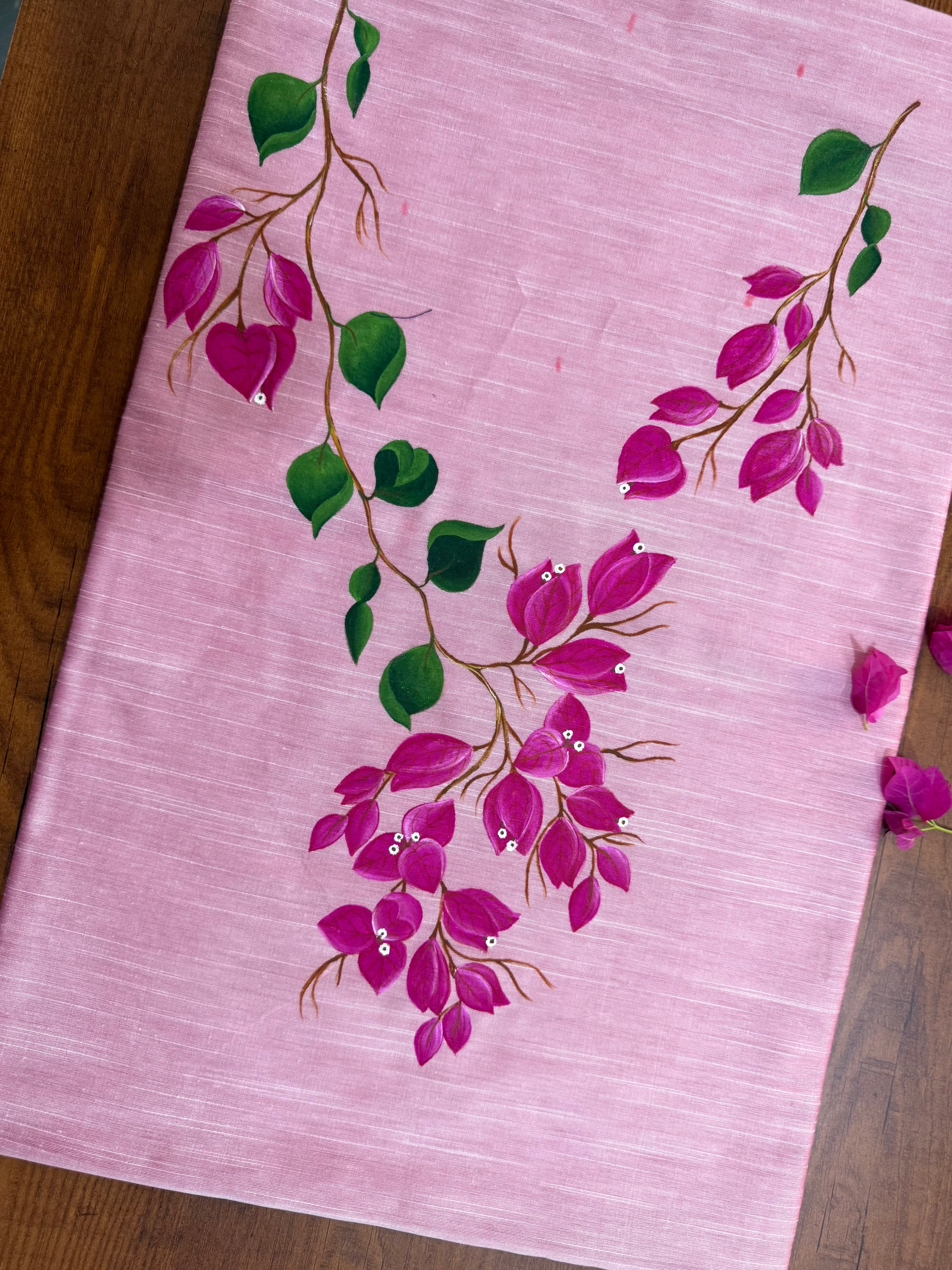 Bougainvillea Kurti Material