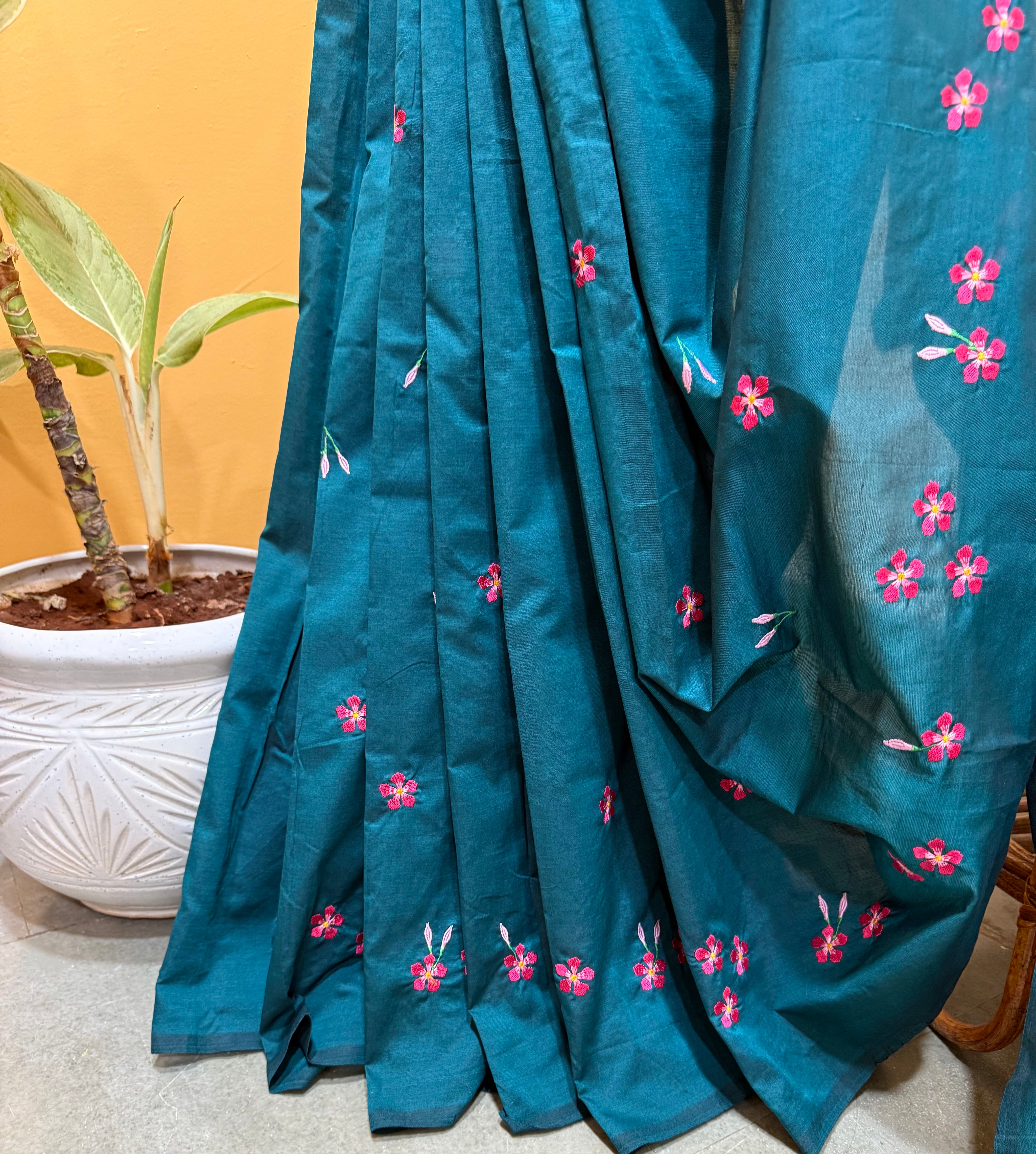 Sadafuli Saree - Rama Green