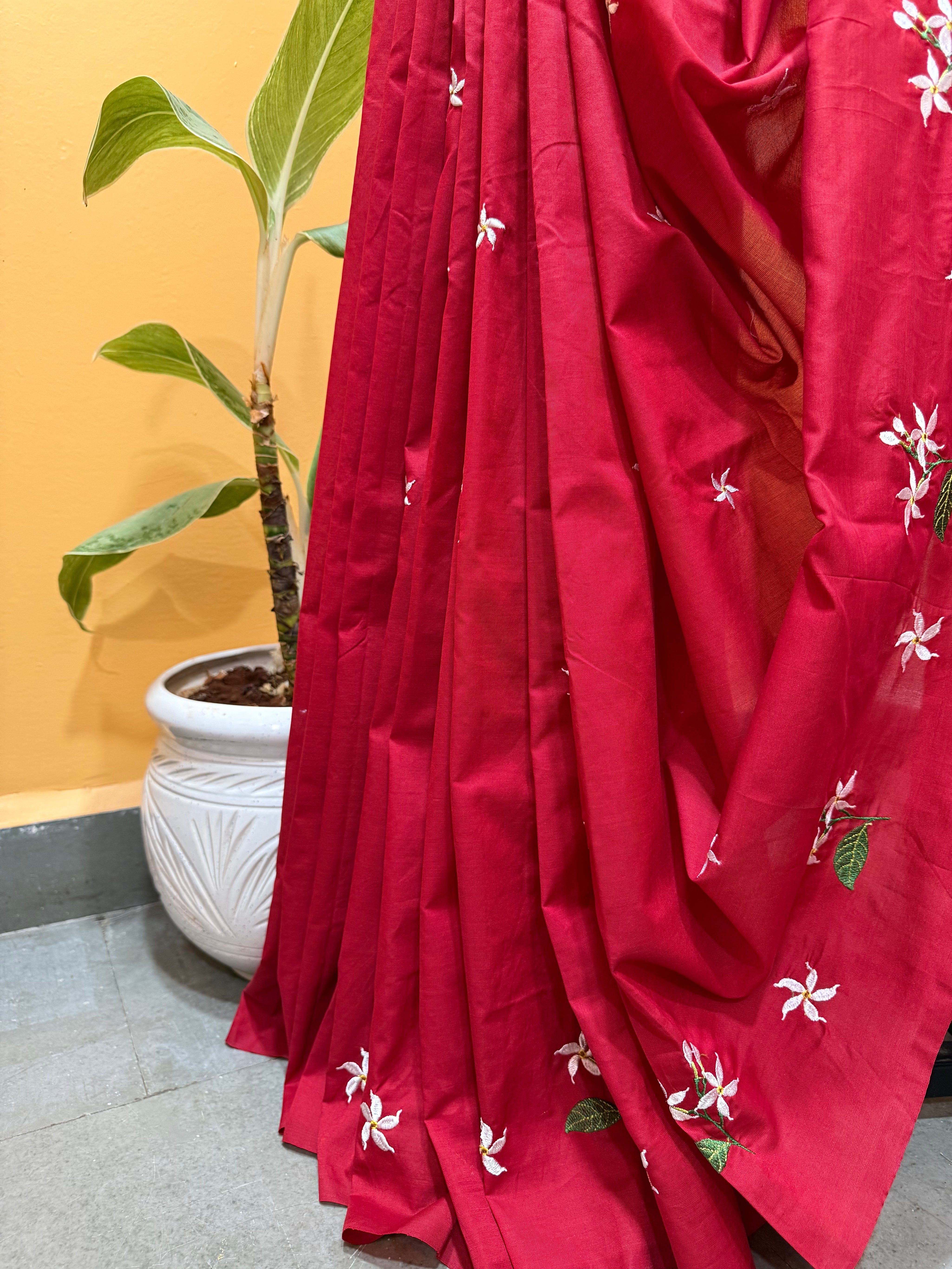 Tagar Sarees - Red