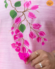 Bougainvillea Kurti Material
