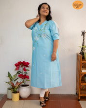 Ranphool Kurti Material