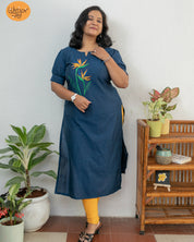 Bird of Paradise Kurti Material