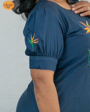 Bird of Paradise Kurti Material