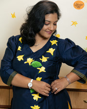 Long Design Sonchafa Kurti Material