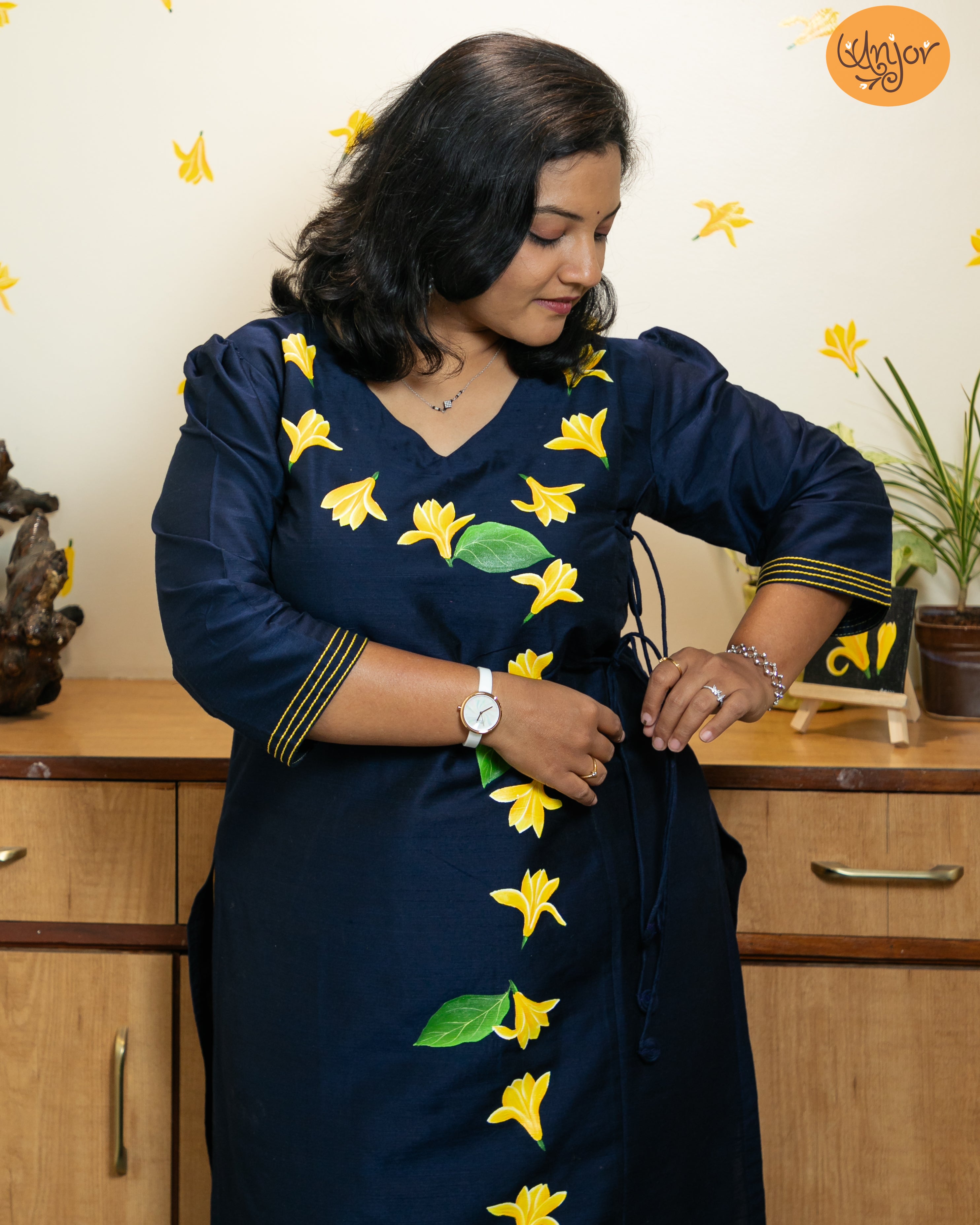 Long Design Sonchafa Kurti Material