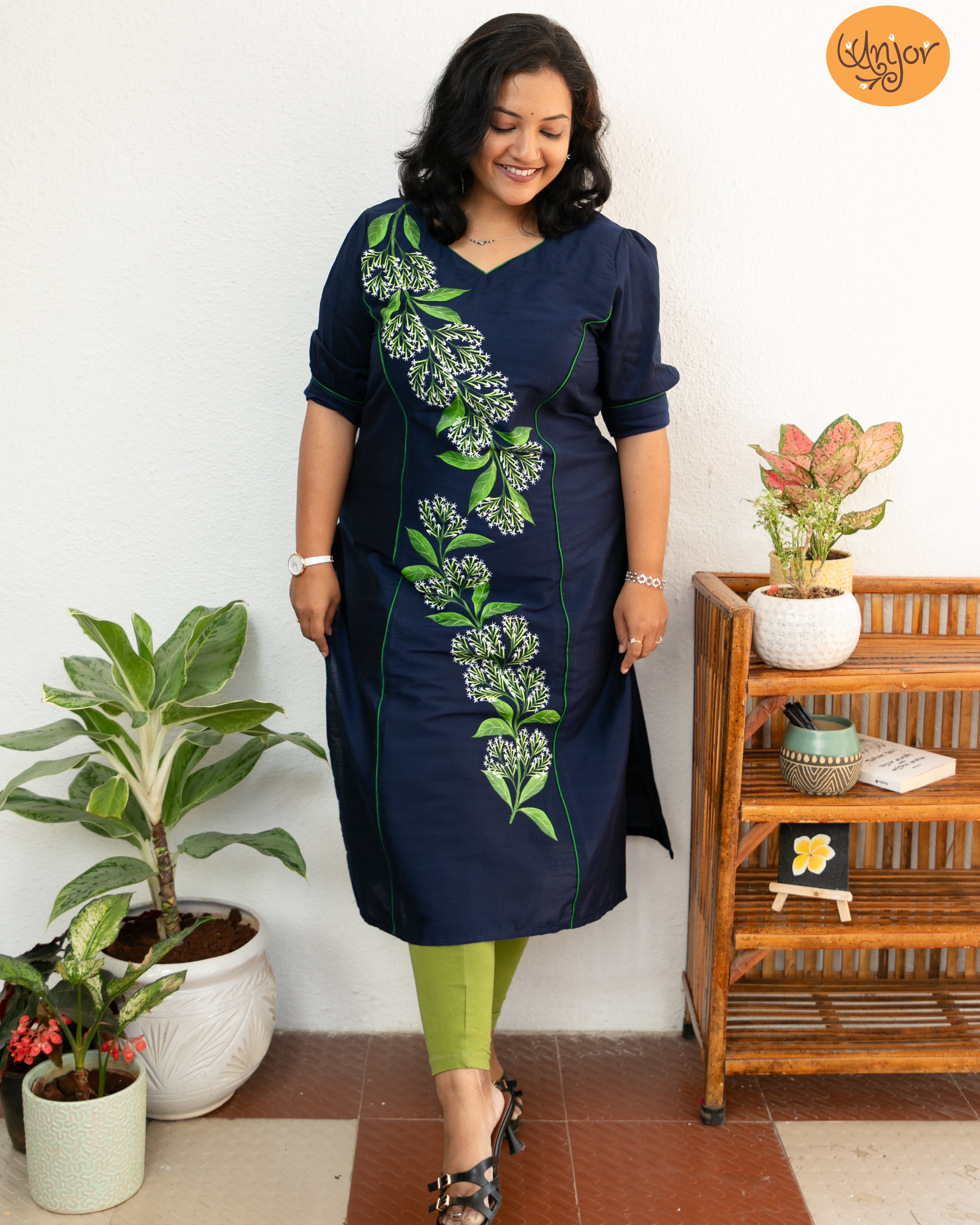 Ratrani Kurti Material (Night Blooming Jasmine)