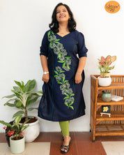 Ratrani Kurti Material (Night Blooming Jasmine)