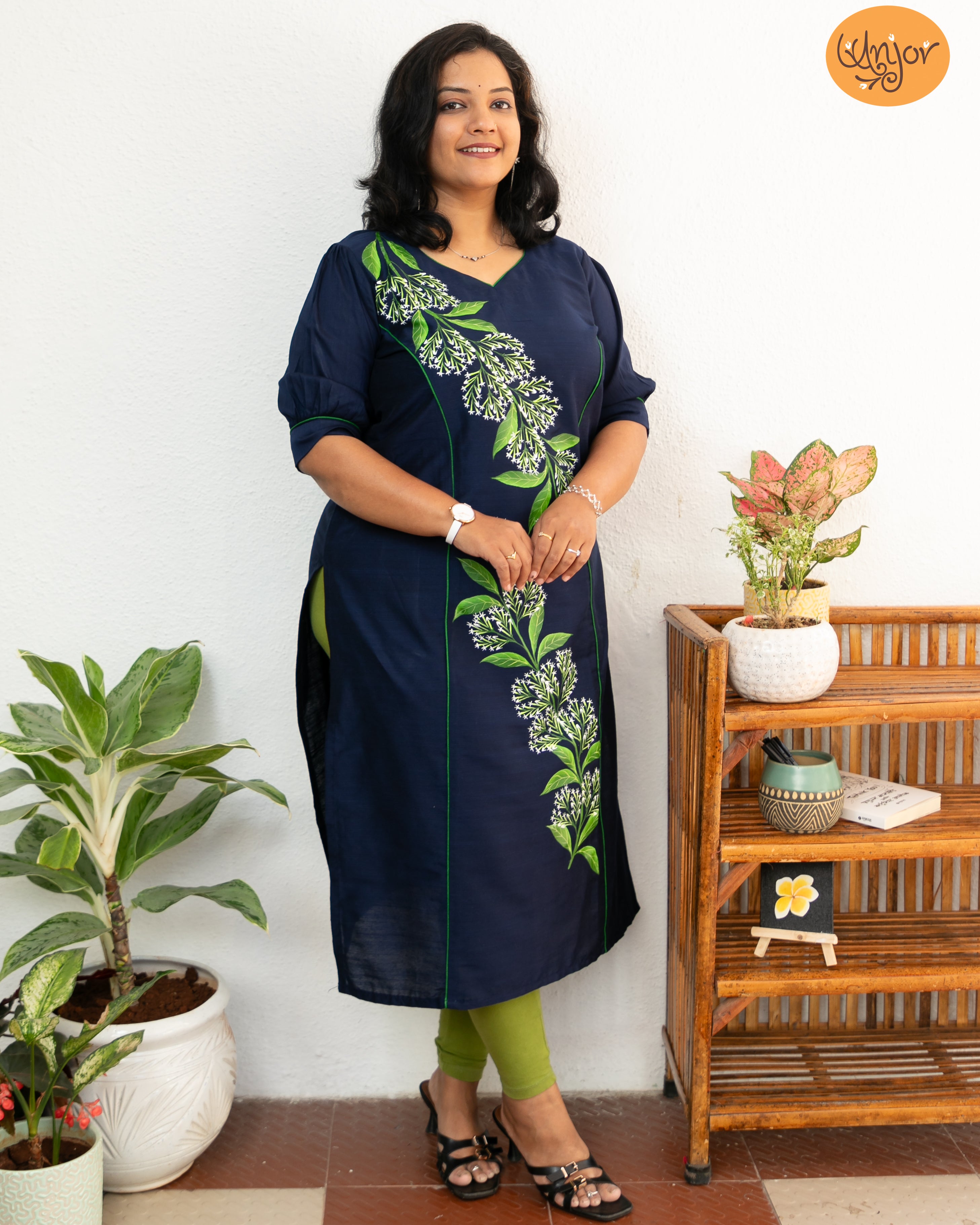 Ratrani Kurti Material (Night Blooming Jasmine)