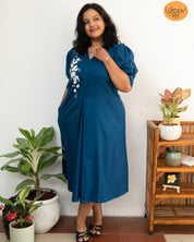 Cherry Blossom A- Line Dress