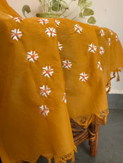 Parijaat Saree - Turmeric Yellow